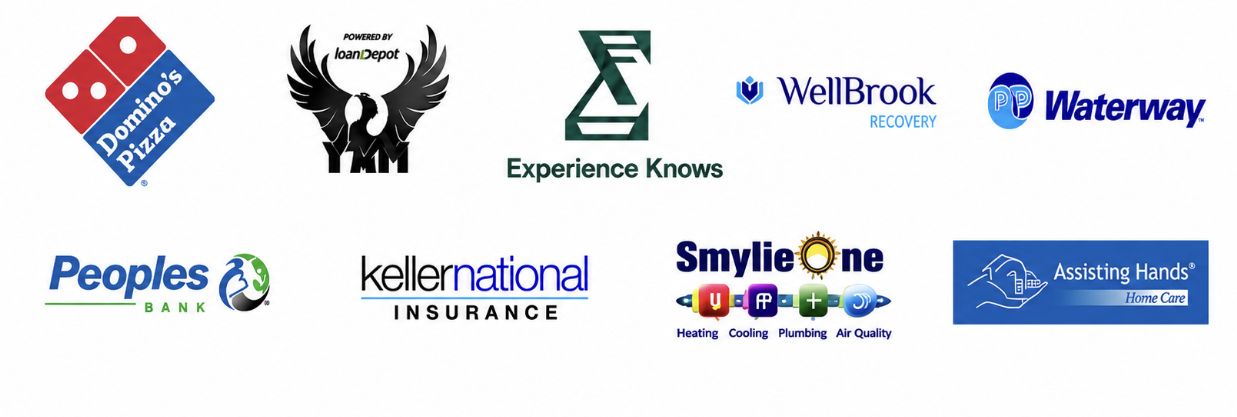 Pickleball for Charity sponsor logos
