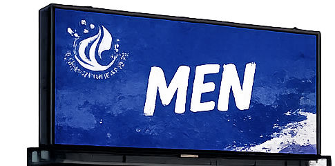Men Community Billboard — Find Your Voice Now