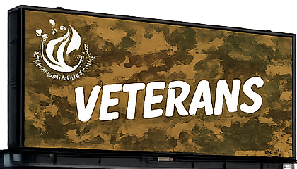 Veterans Community Billboard — Find Your Voice Now