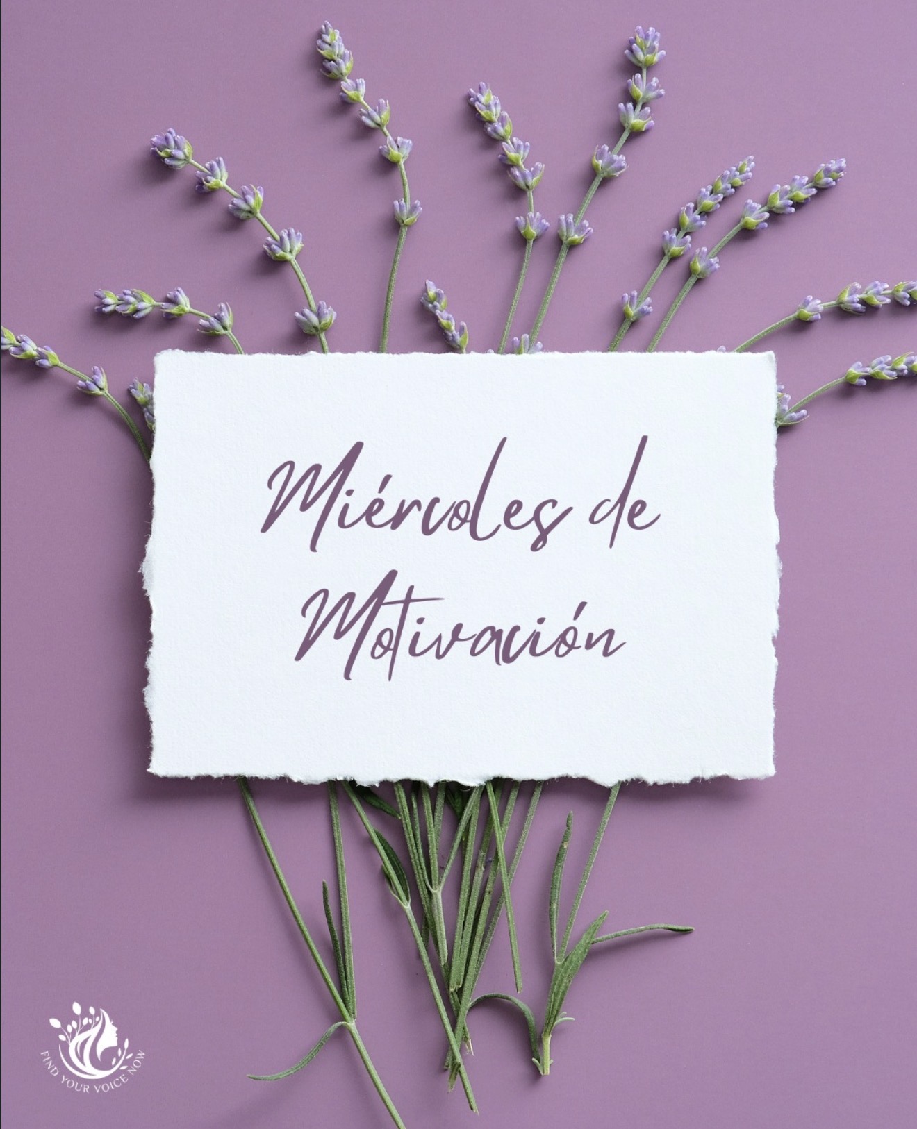 Motivación de los Miércoles — Find Your Voice Now